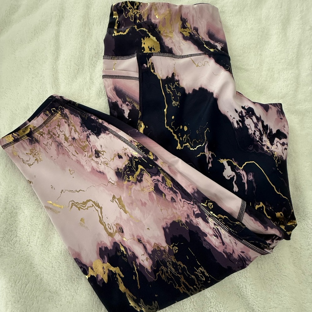 Elegant Pink and Navy Women's Pants